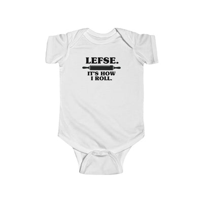 Lefse It's How I Roll Baby Bodysuit Scandinavian Design Studio