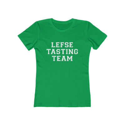 Lefse Tasting Team Women's Fit T-Shirt Scandinavian Design Studio