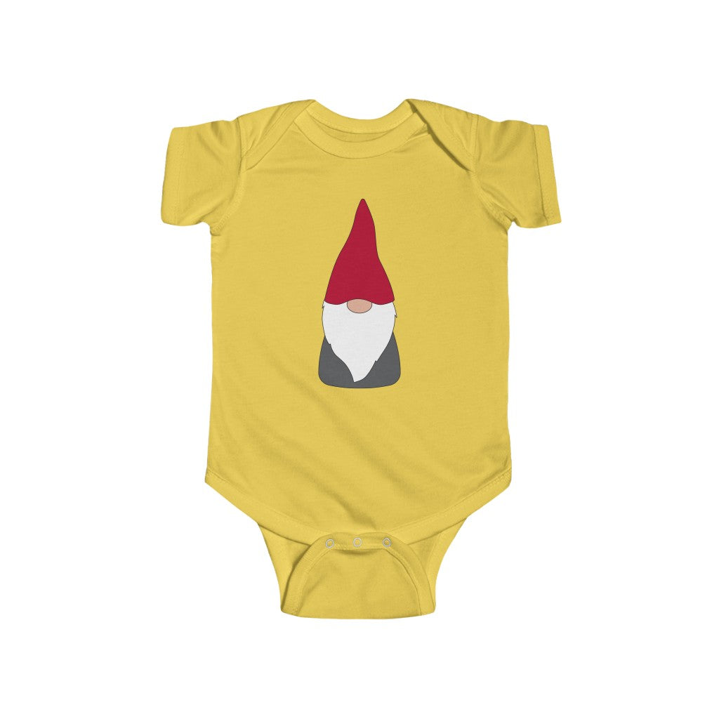 Red Hat Gnome Baby Bodysuit Scandinavian Design Studio