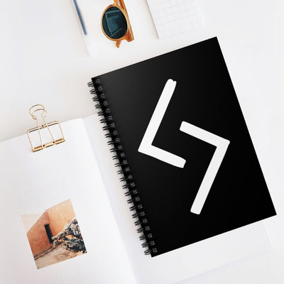 Jera (Harvest) Viking Rune Spiral Notebook Scandinavian Design Studio