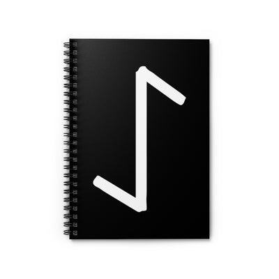 Eihwaz (Yew Tree) Viking Rune Spiral Notebook Scandinavian Design Studio