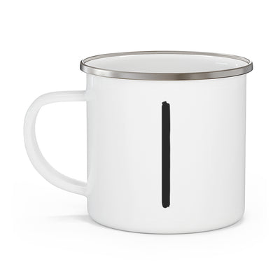 Isa (Ice) Viking Rune Enamel Camping Mug Scandinavian Design Studio