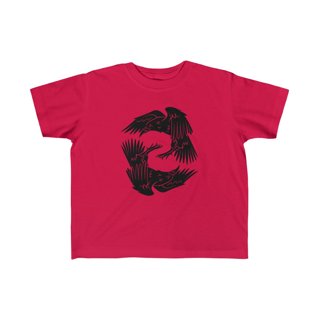 Odin's Ravens Toddler Tee Scandinavian Design Studio