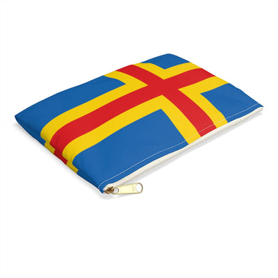 Åland Flag Accessory Pouch Scandinavian Design Studio