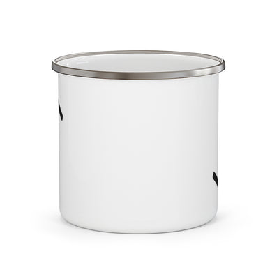 Eihwaz (Yew Tree) Viking Rune Enamel Camping Mug Scandinavian Design Studio