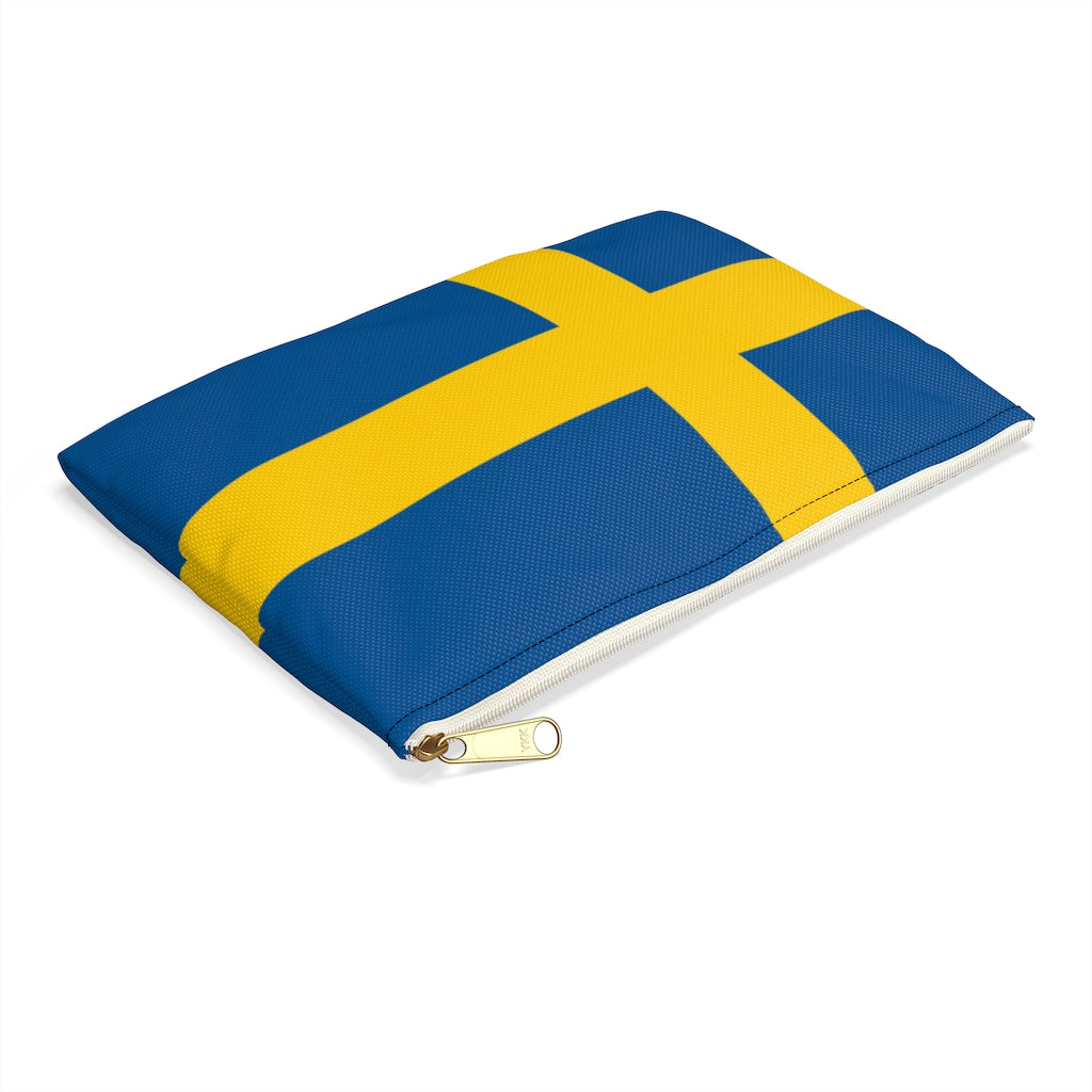 Swedish Flag Accessory Pouch Scandinavian Design Studio