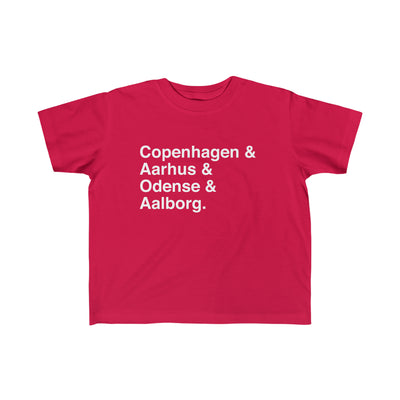 Cities Of Denmark Toddler Tee