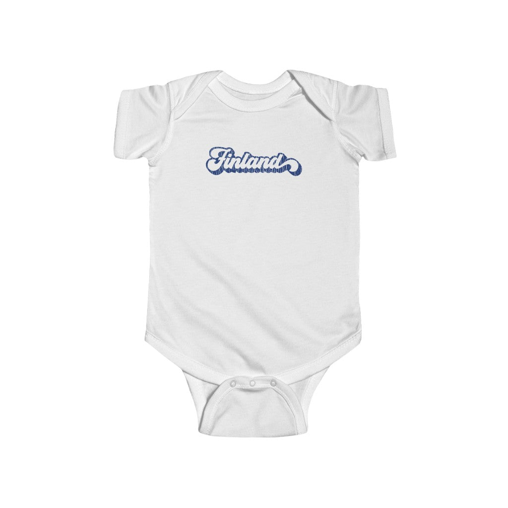 Retro Finland Baby Bodysuit Scandinavian Design Studio