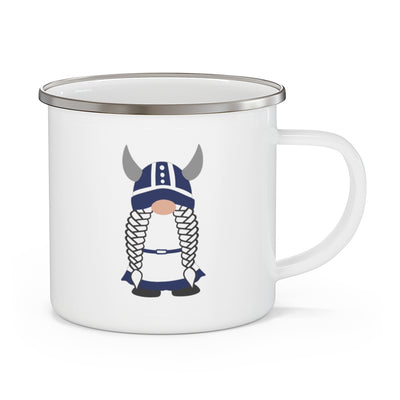 Finnish Viking Girl Gnome Camping Mug Scandinavian Design Studio
