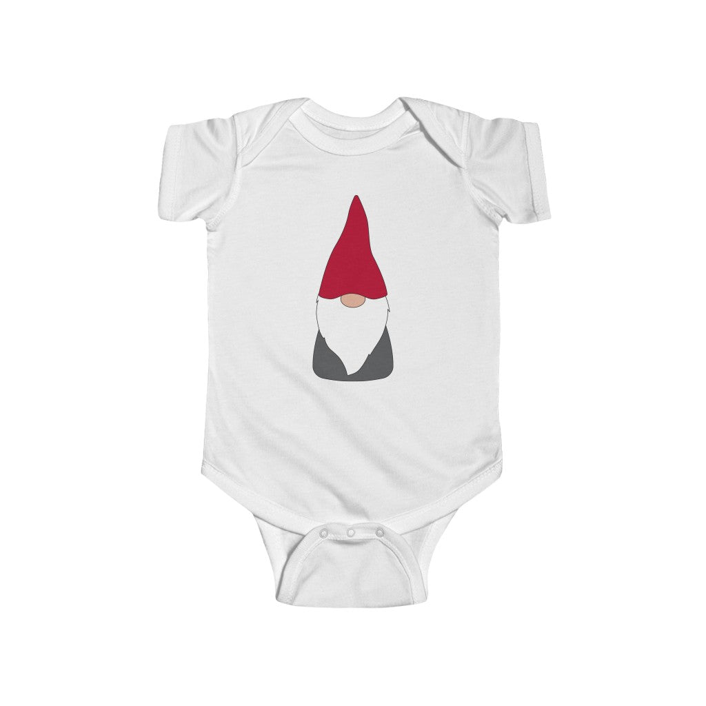 Red Hat Gnome Baby Bodysuit Scandinavian Design Studio