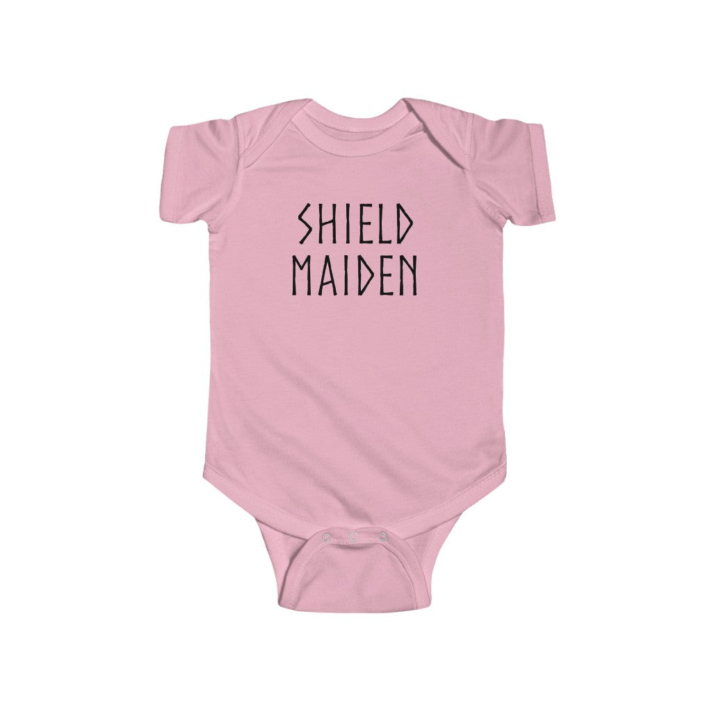 Shield Maiden Baby Bodysuit Scandinavian Design Studio
