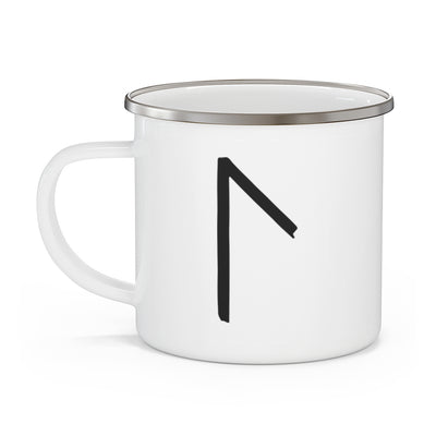 Laguz (Lake) Viking Rune Enamel Camping Mug Scandinavian Design Studio