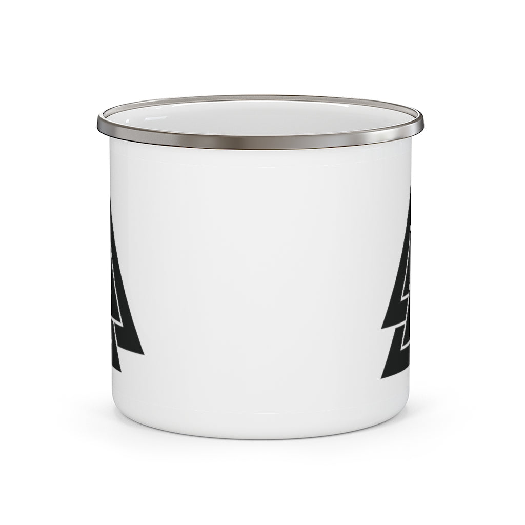 Valknut Enamel Camping Mug Scandinavian Design Studio