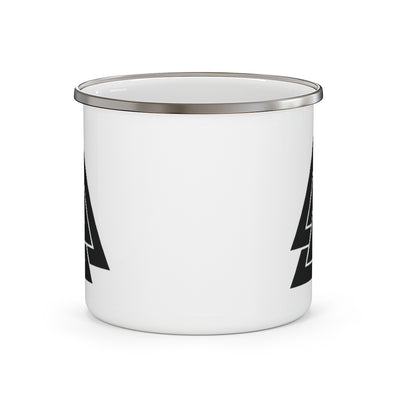 Valknut Enamel Camping Mug Scandinavian Design Studio