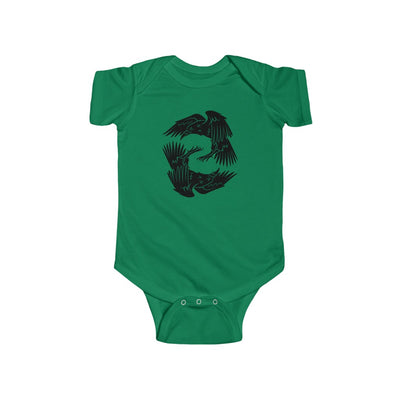 Odin's Ravens Baby Bodysuit Scandinavian Design Studio