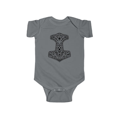 Thor's Hammer Mjolnir Baby Bodysuit Scandinavian Design Studio