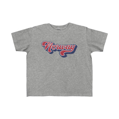 Retro Norway Toddler Tee Scandinavian Design Studio