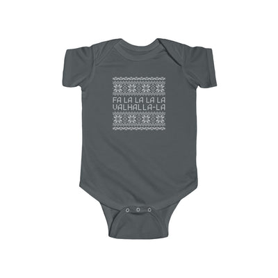 Valhalla Ugly Sweater Baby Bodysuit Scandinavian Design Studio