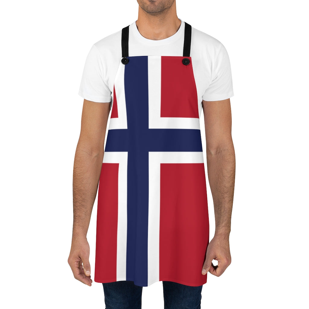 Norwegian Flag Apron Scandinavian Design Studio