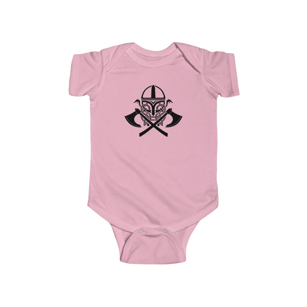 Viking Battle Gear Baby Bodysuit Scandinavian Design Studio