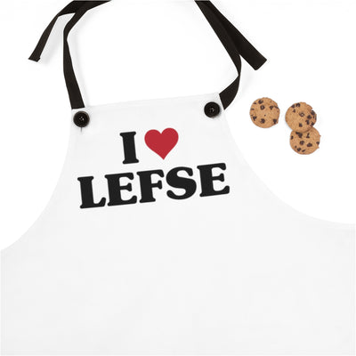 I Love Lefse Apron Scandinavian Design Studio