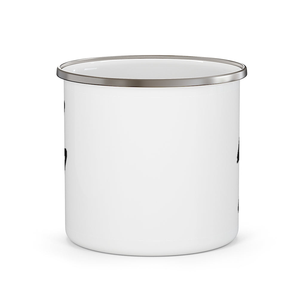 Sowilo (The Sun) Viking Rune Enamel Camping Mug Scandinavian Design Studio