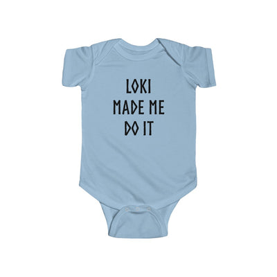 Loki Made Me Do It Baby Bodysuit Scandinavian Design Studio