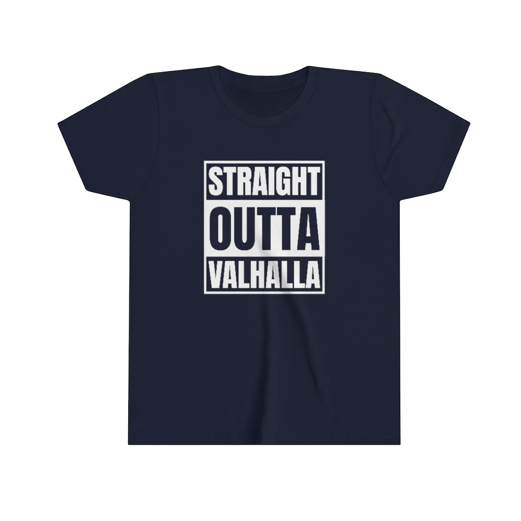 Straight Outta Valhalla Kids T-Shirt Scandinavian Design Studio