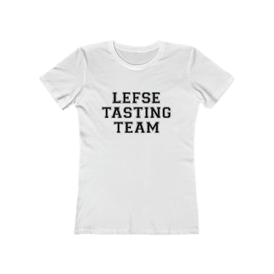 Lefse Tasting Team Women's Fit T-Shirt Scandinavian Design Studio