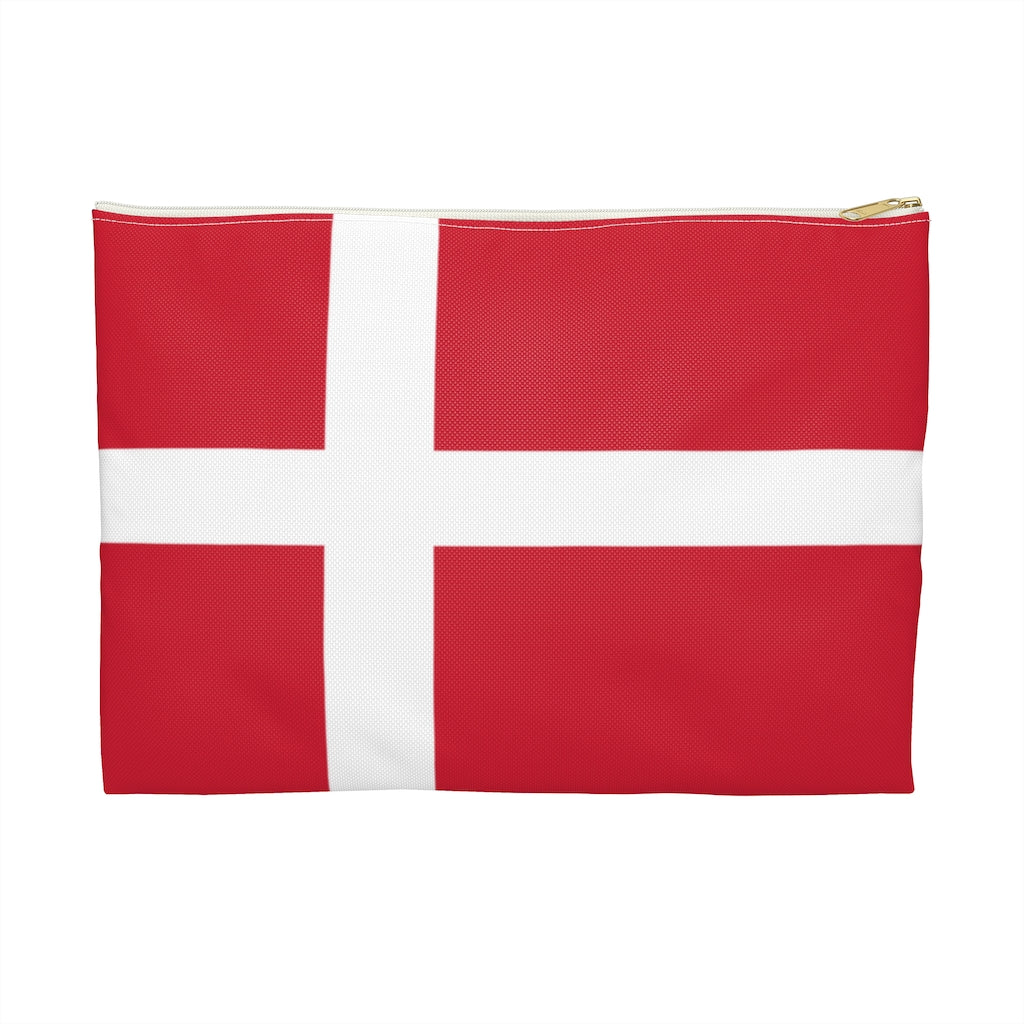 Danish Flag Accessory Pouch - Scandinavian Design Studio