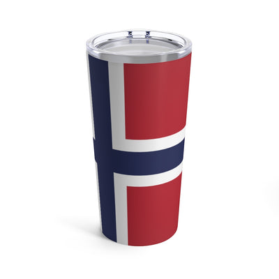 Norwegian Flag 20 oz Insulated Tumbler Scandinavian Design Studio