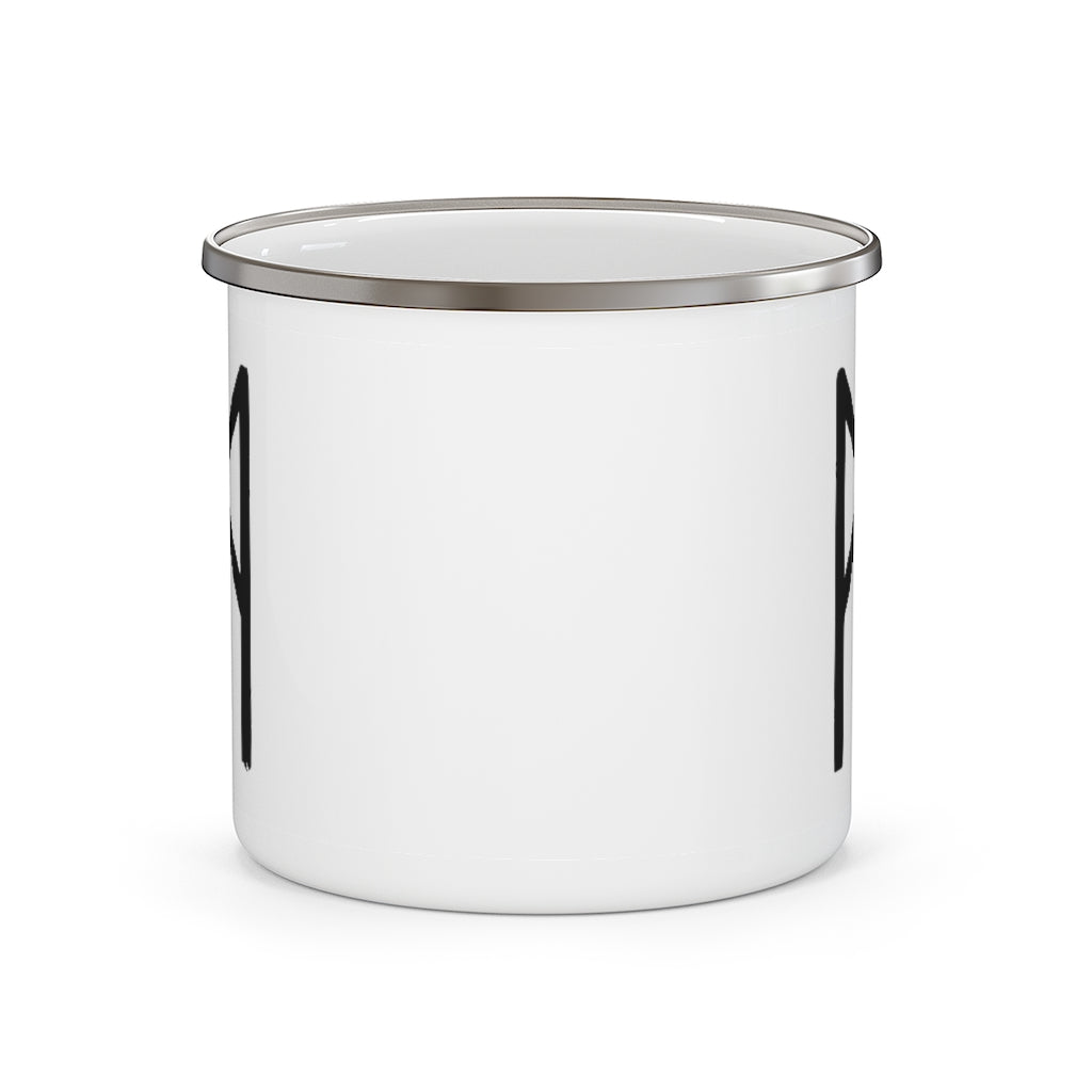 Mannaz (Mankind) Viking Rune Enamel Camping Mug Scandinavian Design Studio