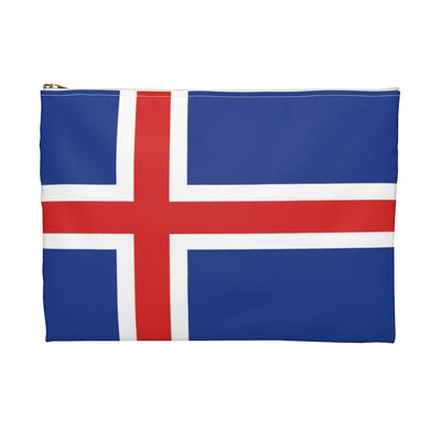 Icelandic Flag Accessory Pouch - Scandinavian Design Studio