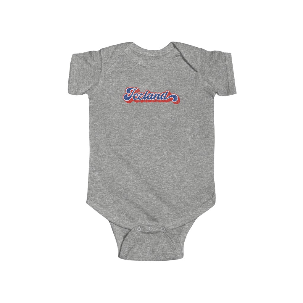 Retro Iceland Baby Bodysuit Scandinavian Design Studio