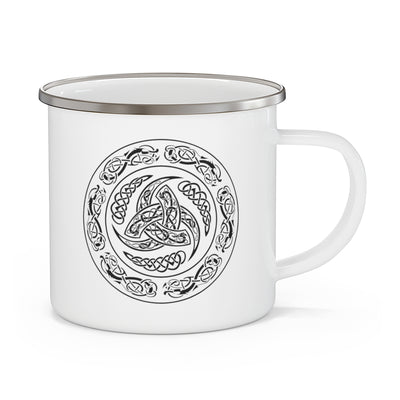 Viking Shield Camping Mug Scandinavian Design Studio