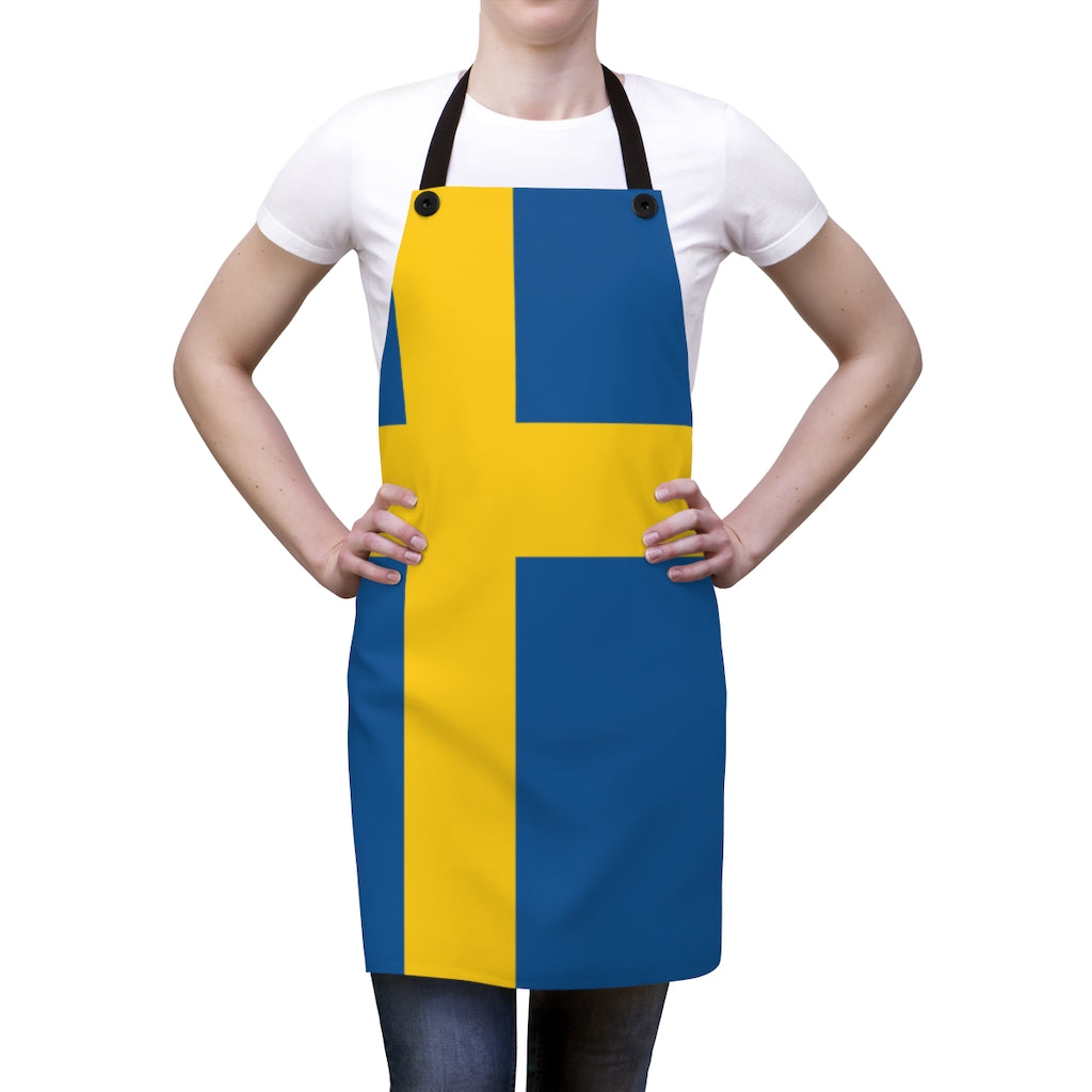 Swedish Flag Apron Scandinavian Design Studio