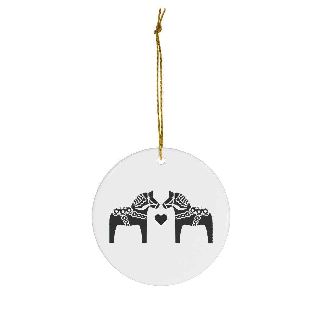 Dala Horse Ornament Scandinavian Design Studio