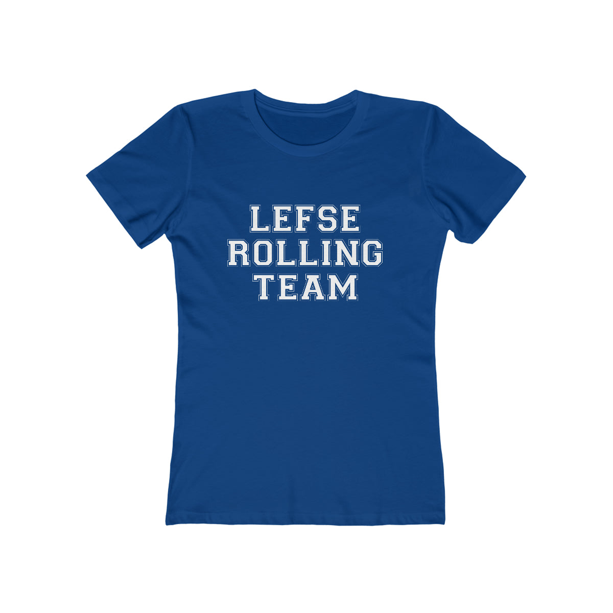 Lefse Rolling Team Women's Fit T-Shirt Scandinavian Design Studio