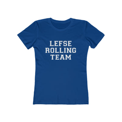 Lefse Rolling Team Women's Fit T-Shirt Scandinavian Design Studio
