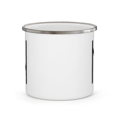 Hagalaz (Force Of Nature) Viking Rune Enamel Camping Mug Scandinavian Design Studio