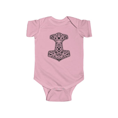 Thor's Hammer Mjolnir Baby Bodysuit Scandinavian Design Studio