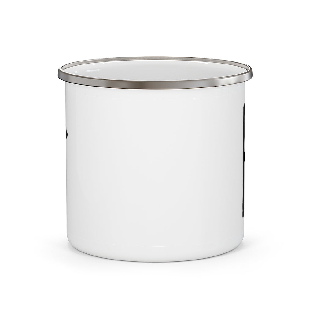 Wunjo (Joy) Viking Rune Enamel Camping Mug Scandinavian Design Studio