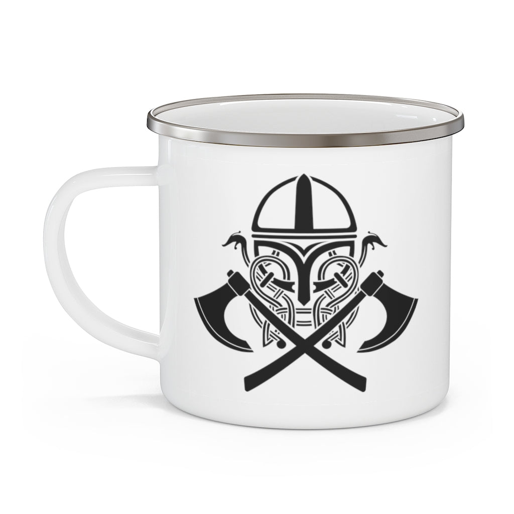 Viking Battle Gear Camping Mug Scandinavian Design Studio