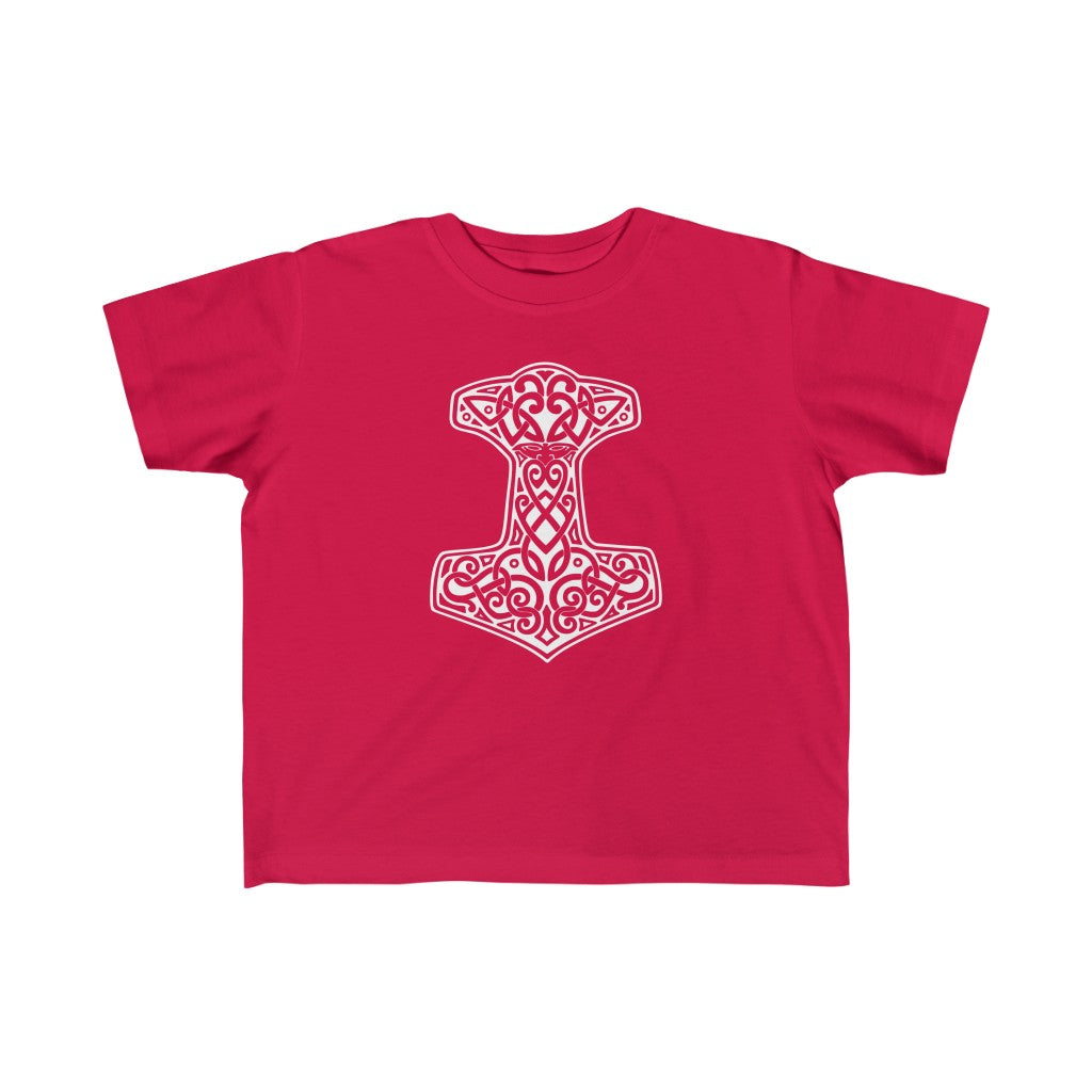 Thor's Hammer Mjolnir Toddler Tee Scandinavian Design Studio