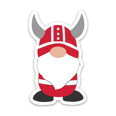 Danish Viking Boy Gnome Sticker Scandinavian Design Studio