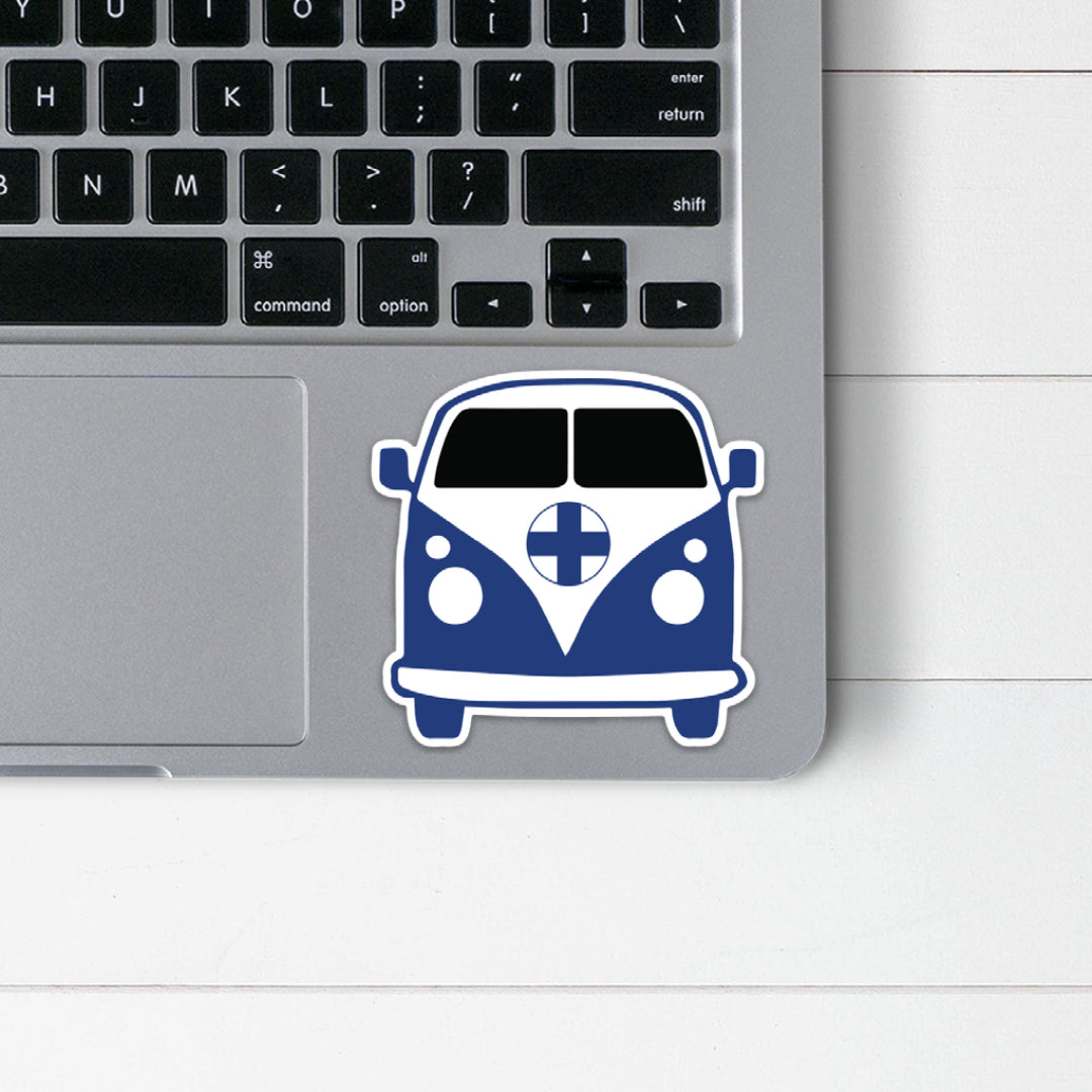 Finnish Camper Van Sticker Scandinavian Design Studio