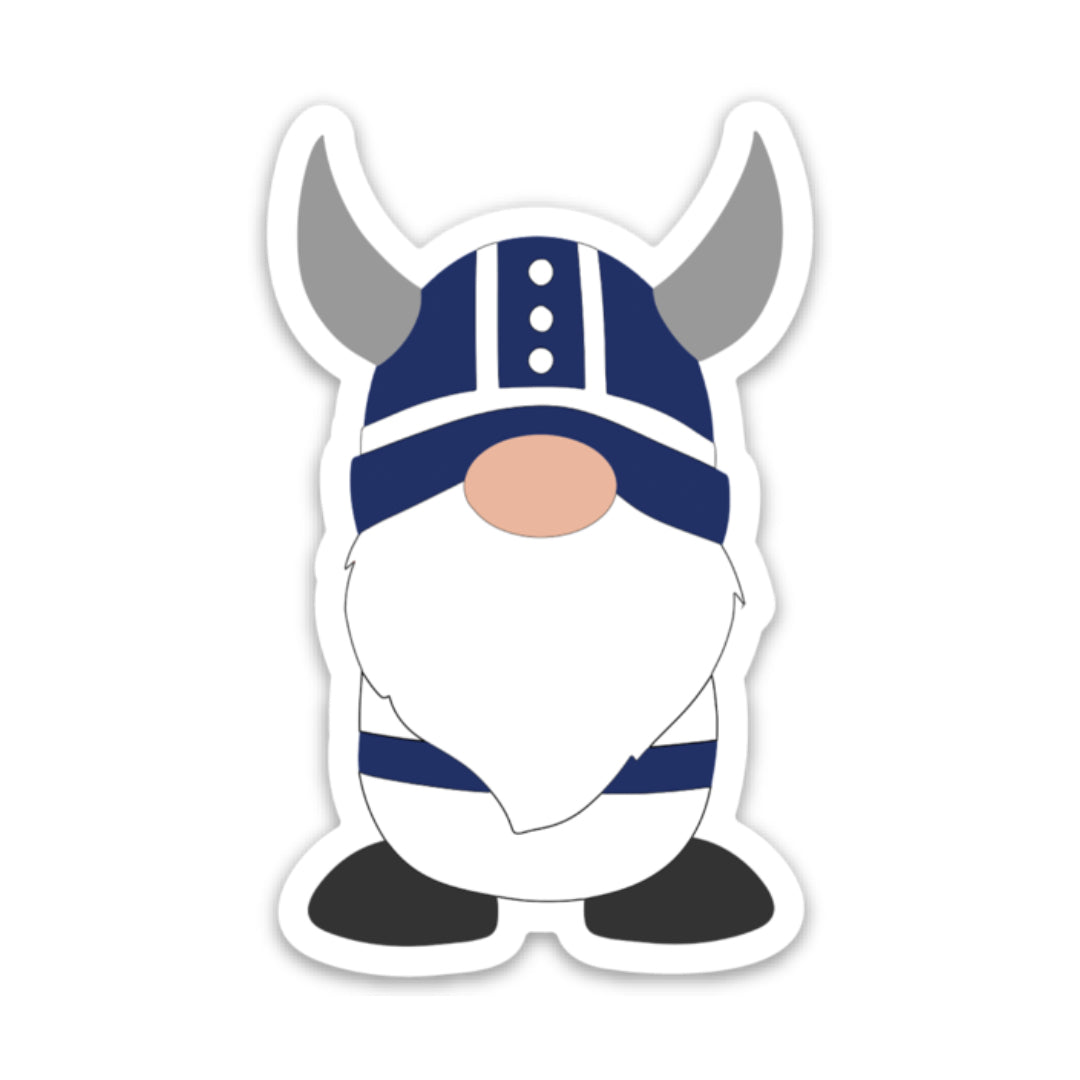 Finnish Viking Boy Gnome Sticker Scandinavian Design Studio