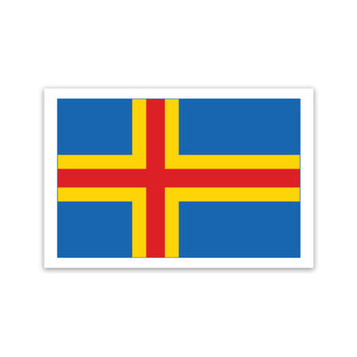 Åland Flag Sticker Scandinavian Design Studio
