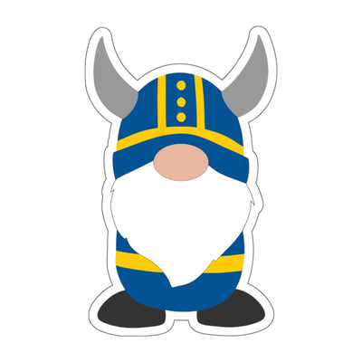 Swedish Viking Boy Gnome Sticker Scandinavian Design Studio