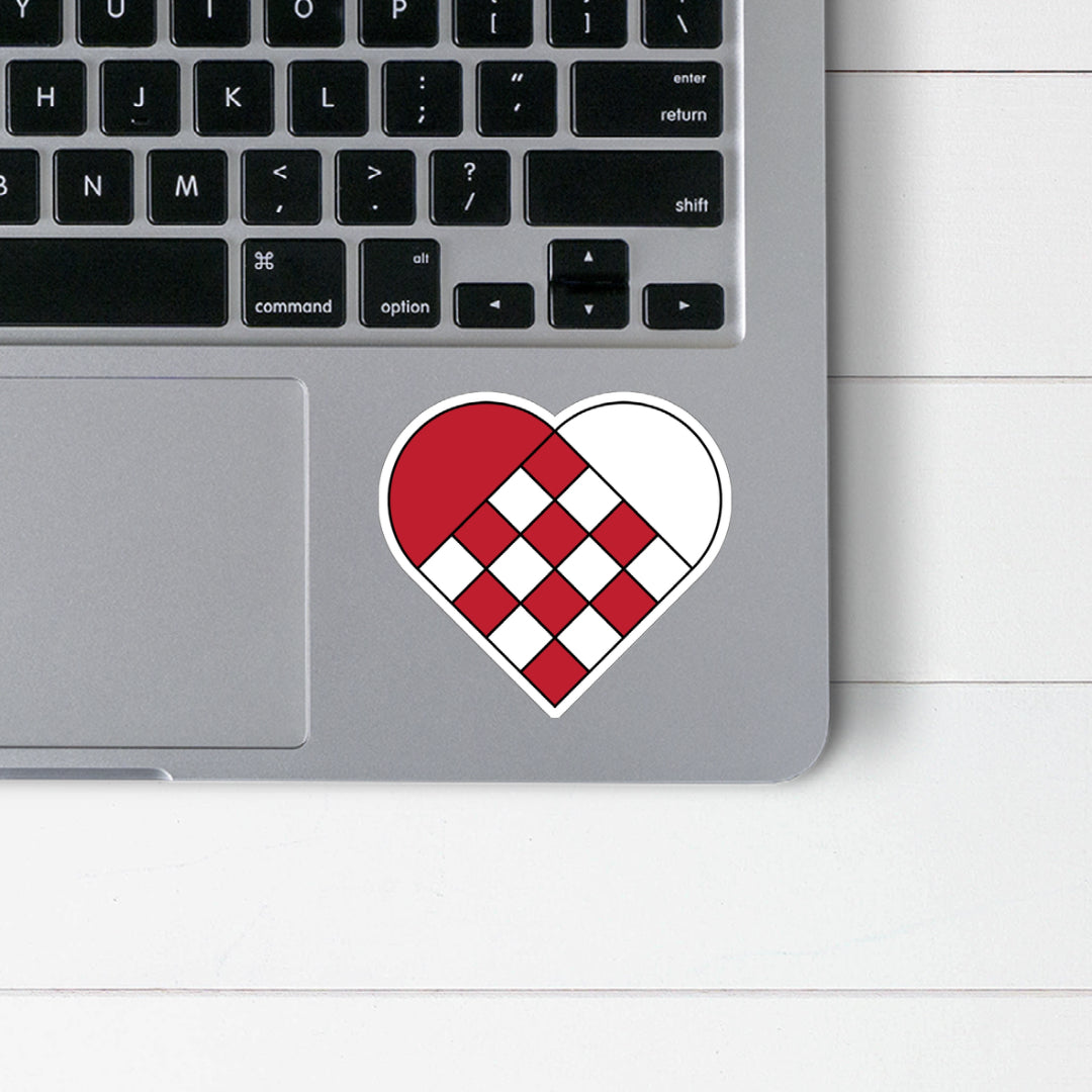 Jul Heart Sticker Scandinavian Design Studio
